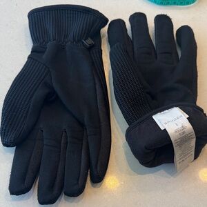 Spyder Men’s Black Grip Fleece Gloves